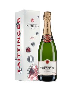 Taittinger Brut Réserve in giftpack 'Bubbly' 75CL 