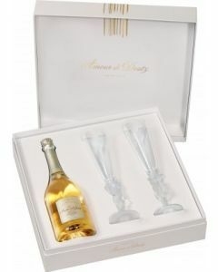 Champagne Deutz - Amour de Deutz (2008) - Bouteille (75cl) in geschenkdoos met 2 flutes